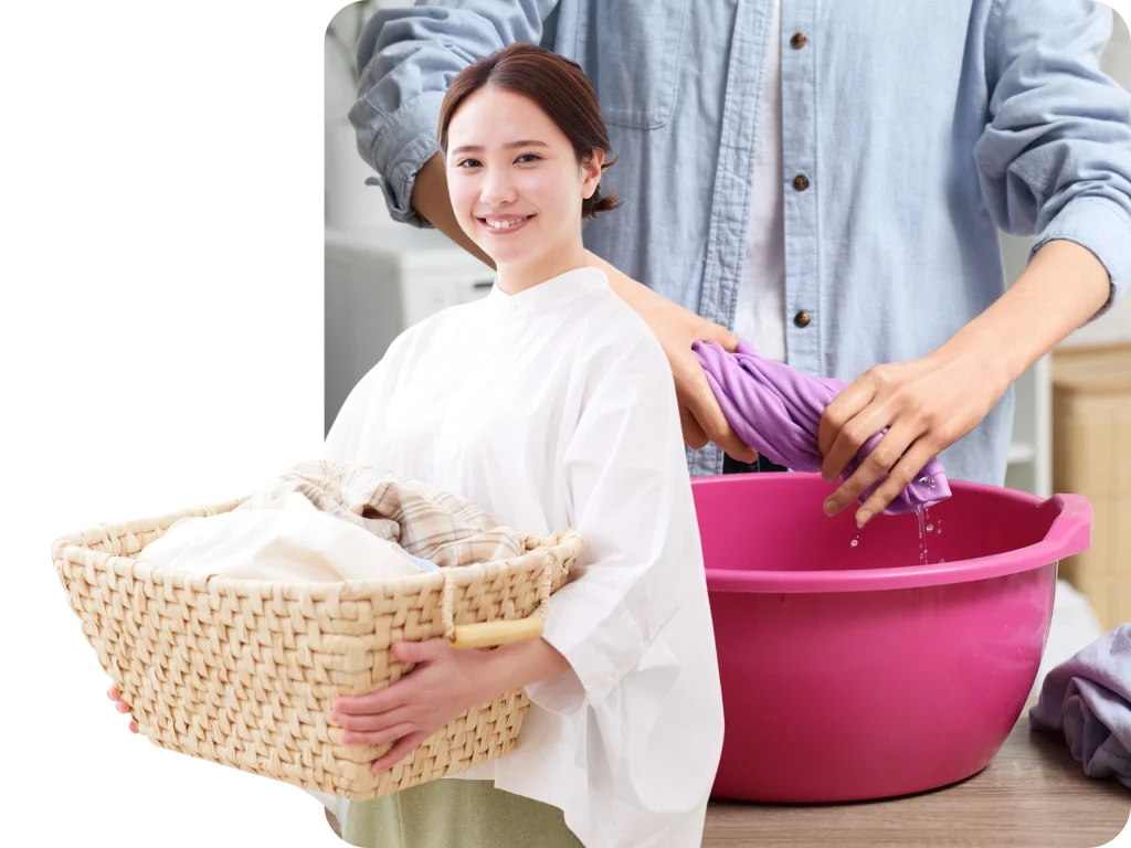 Step 1 Siapkan Laundry Basah