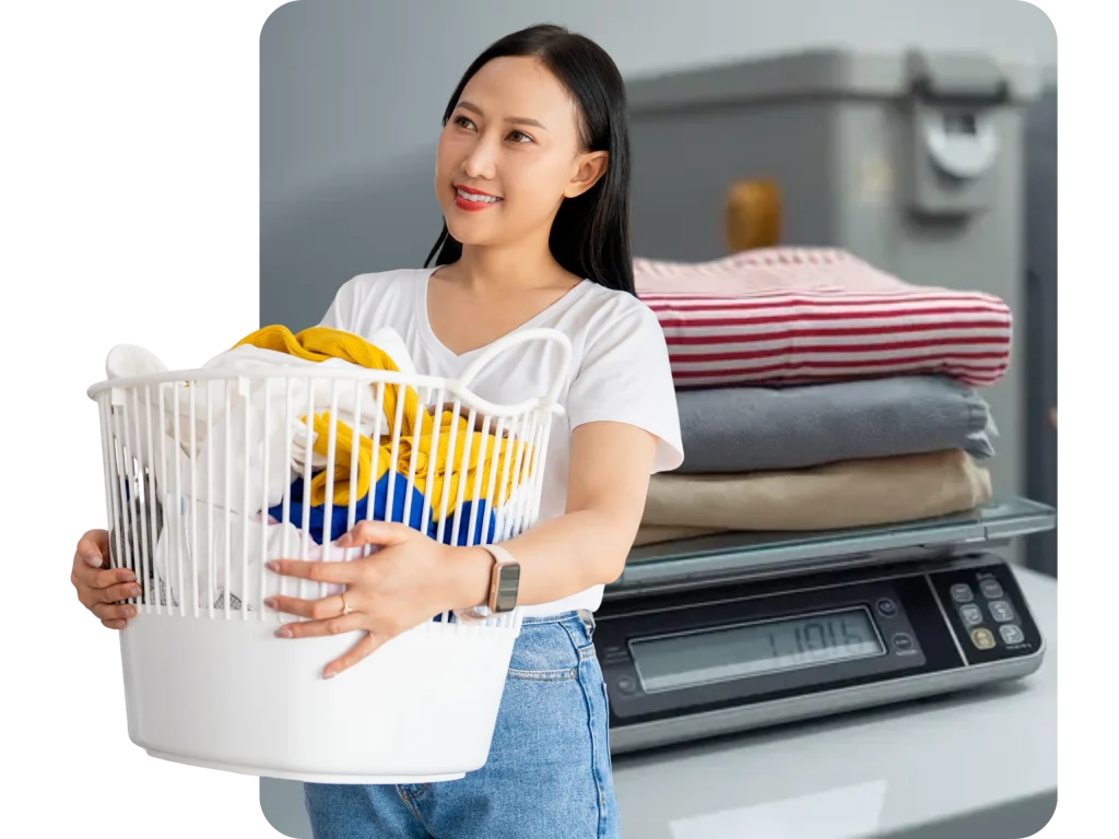 Step 1 — Timbang Laundry